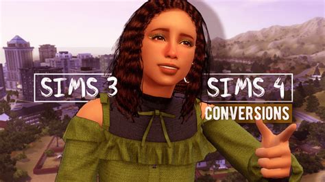 The Best Sims 3 to Sims 4 Conversion CC on the Internet!